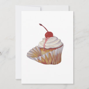 Einladung von Cupcake