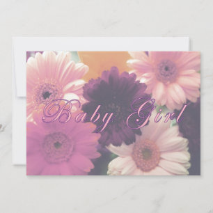 Einladung von Daisy Baby Girl oder Geburtsankündig