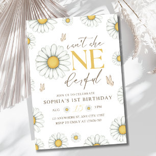 Einladung von Daisy Birthday, Onederful Daisy 1.