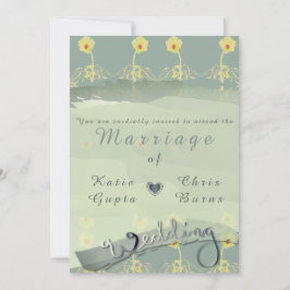 Einladung von Daisy Slate Wedding