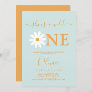 Einladung von Daisy zum 1. Geburtstag