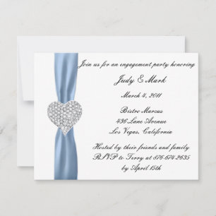Einladung von Diamond Heart Blue