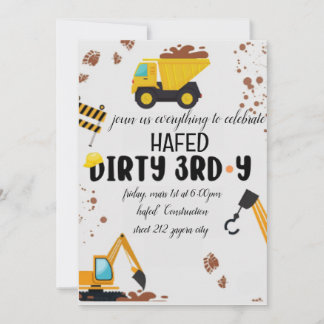 Einladung von Dirty 3.-Y Dritter Geburtstag