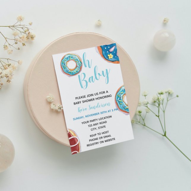 Einladung von Donut Baby Shower (Von Creator hochgeladen)