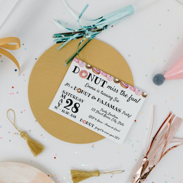 Einladung von Donut Birthday (Von Creator hochgeladen)