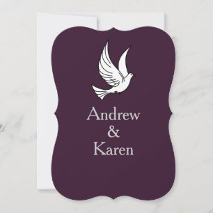 Einladung von Dove Plum & Silver