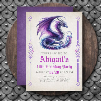 Einladung von Dragon Girl zum Geburtstag