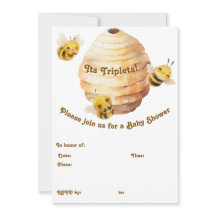Einladung von drei Bienen