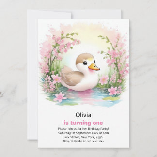 Einladung von Duck Girl zum Geburtstag