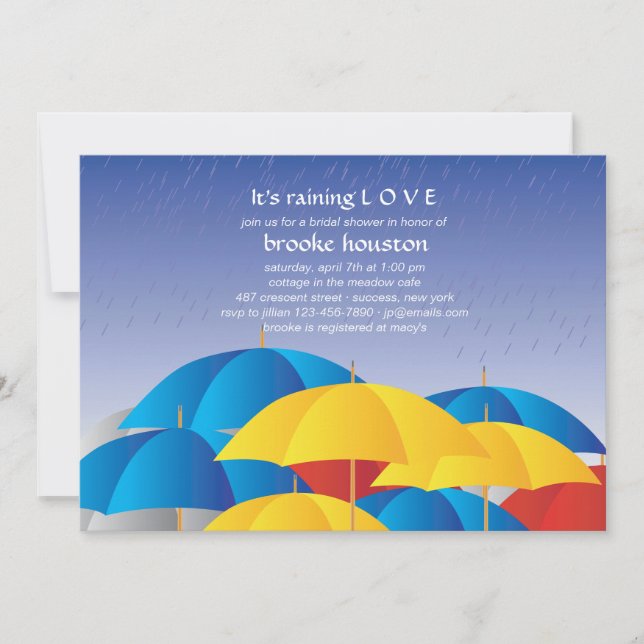 Einladung von Duschen (Vorderseite)