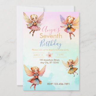 Einladung von Fairy Birthday