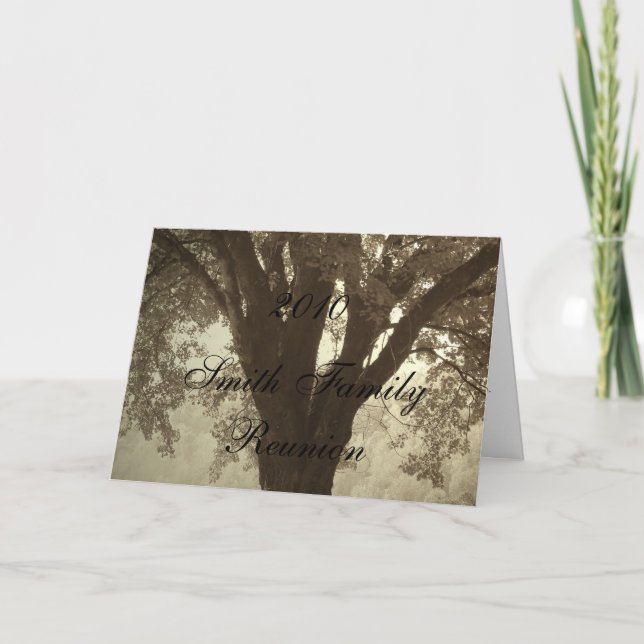 Einladung von Family Tree Wiedersehen (Vorderseite)