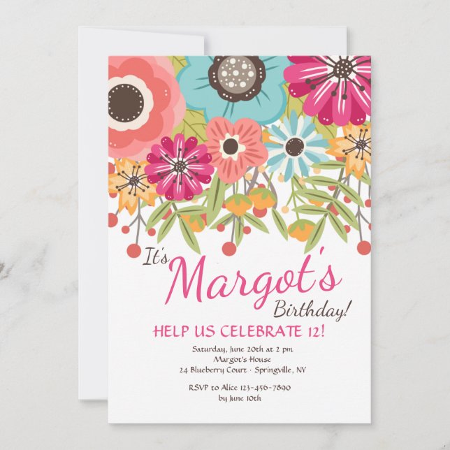 Einladung von Farben (Vorderseite)