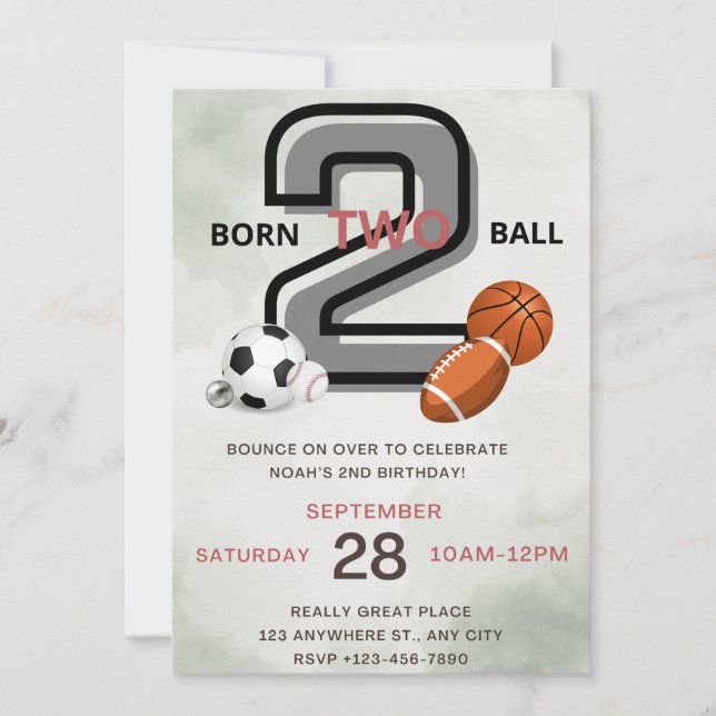 Einladung von Fête d'anniversaire (Vorderseite)