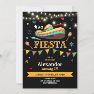 Einladung von Fiesta Birthday