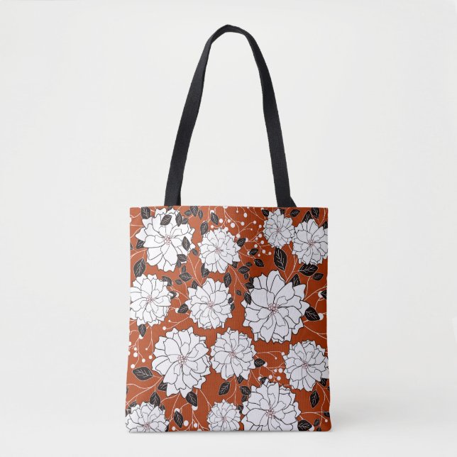 Einladung von Flora: Abstrakte Hochzeit Tasche (Vorderseite)