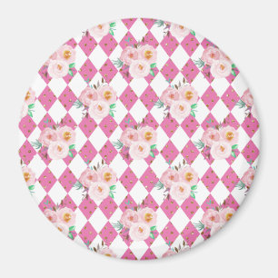 Einladung von Floral Wreath Magnet