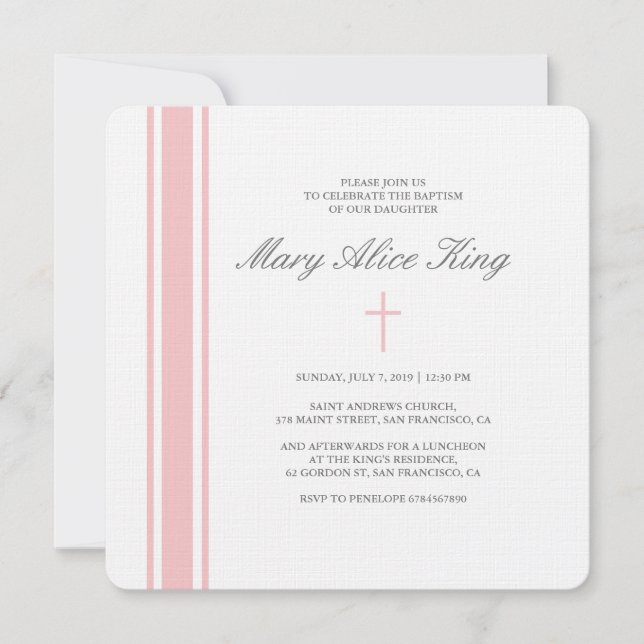 Einladung von Francine Baptisse (Vorderseite)