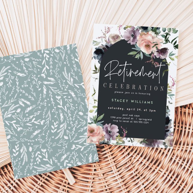 Einladung von Frauen zum Ruhestand, bearbeitbare V (Von Creator hochgeladen)