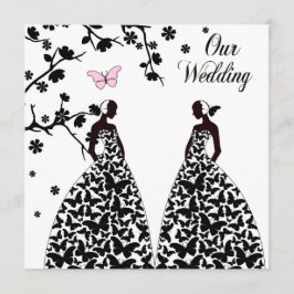 Einladung von Gay & Lesbian zur Hochzeit mit zwei