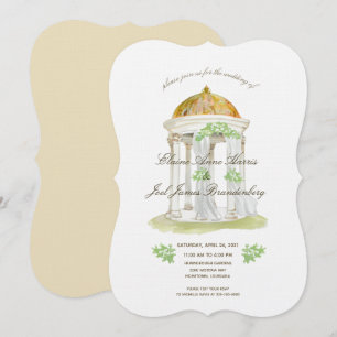Einladung von Gazebo zur Hochzeit