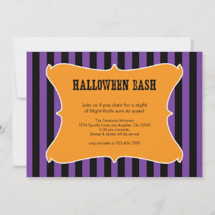 Einladung von gestrichenem Halloween-Party