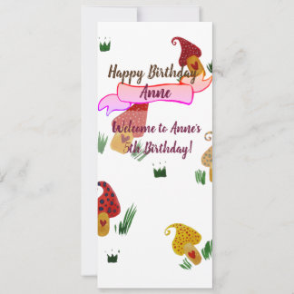 Einladung von Girl Birthday