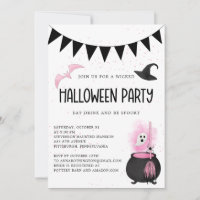 Einladung von Girly Wicked Halloween-Party