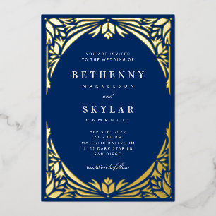 Einladung von Goldleaf Gilded Age Foil