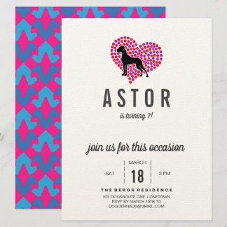 Einladung von Great Dane zum Geburtstag