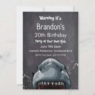 Einladung von Haifischen zum Geburtstag, Haiangrif