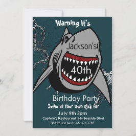 Einladung von Haifischen zum Geburtstag, Haiangrif