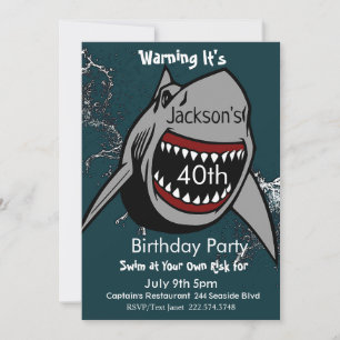 Einladung von Haifischen zum Geburtstag, Haiangrif