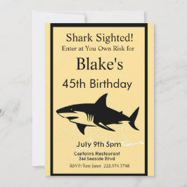 Einladung von Haifischen zum Geburtstag, Haiangrif