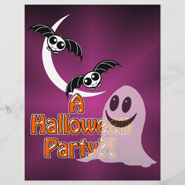 EINLADUNG VON Halloween-Party (Vorderseite)