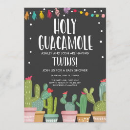 Einladung von Heiliger Guacamole Fiesta Twins Baby