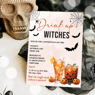 Einladung von Hexen Halloween-Party trinken
