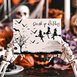 Einladung von Hexen Halloween-Party trinken