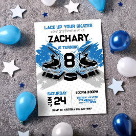 Einladung von Hockey Birthday | Skaten Invite