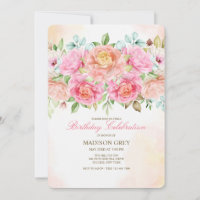 Einladung von Hybrid-Tee-Rose