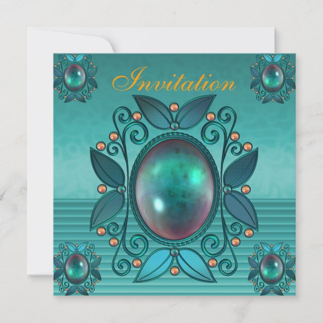 Einladung von Jeden Anlässen Jade Jewel (Vorderseite)