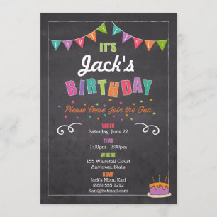 Einladung von Kindern zum Geburtstag (personalisie