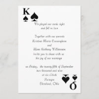 Einladung von Königen und Königinnen zur Hochzeit