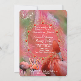 Einladung von Korallen, Gras und Peony-pink Blüten