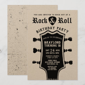 Einladung von Kraft Paper Rock'n'Roll Guitar