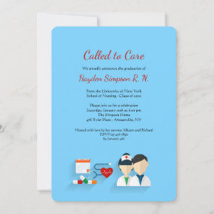 Einladung von Krankenpflegeabsolventen