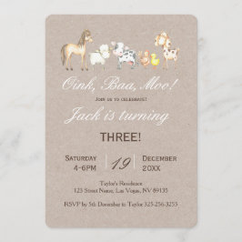 Einladung von Landtieren zum Geburtstag