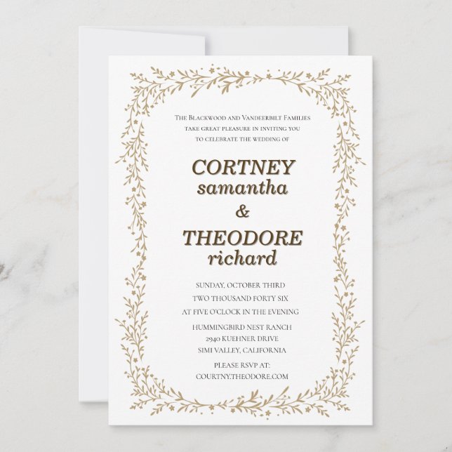 Einladung von Leaf Heaven (Vorderseite)