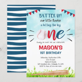 Einladung von Light Blue Baseball