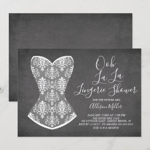 Einladung von Lingerie Bridal Dusche